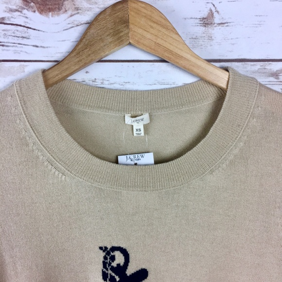 J Crew Factory Intarsia Charley in Anchor Size XS - Picture 4 of 8